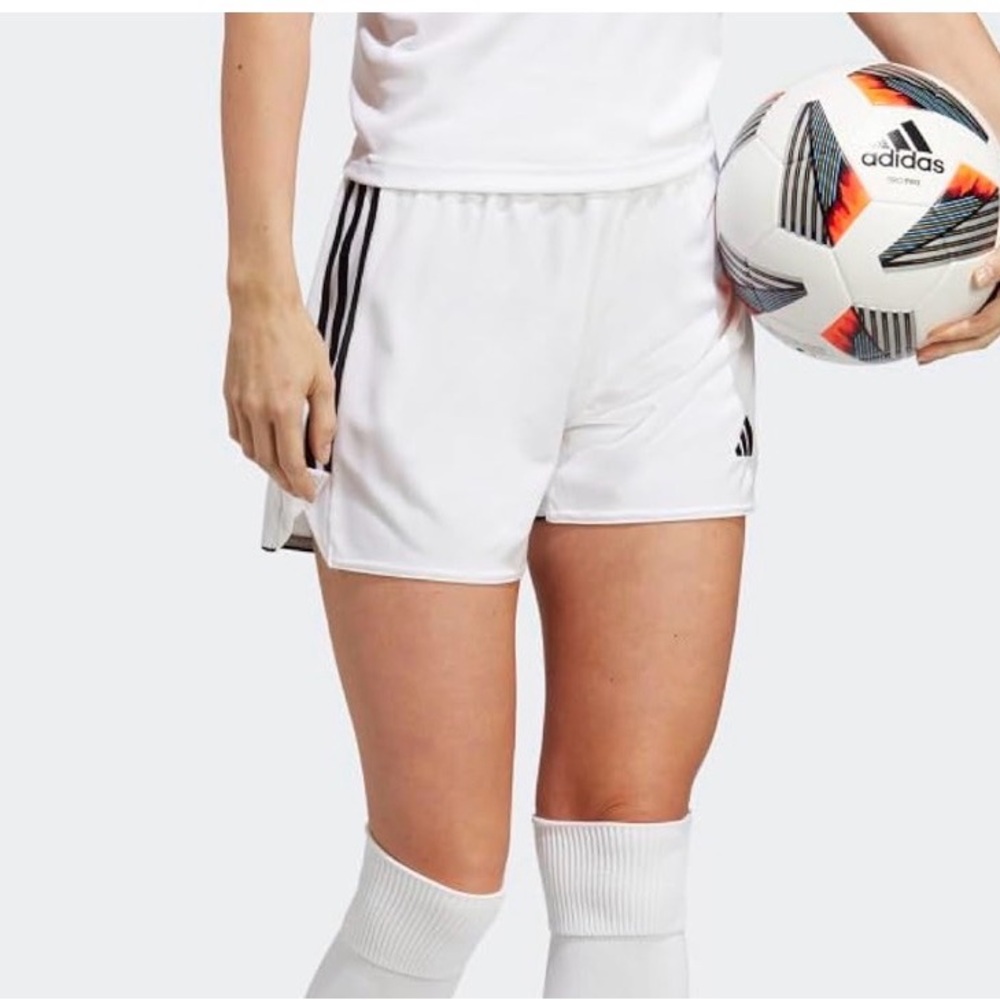 Adidas Women's White Athletic Shorts